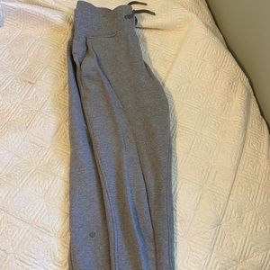 Grey, size 6 Lululemon Warm Down Jogger
